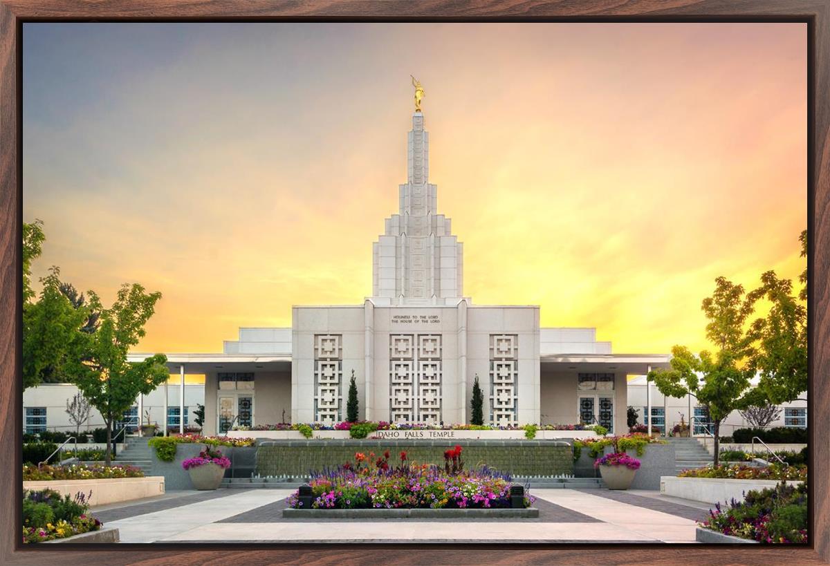 Idaho Falls Temple Summer Glow