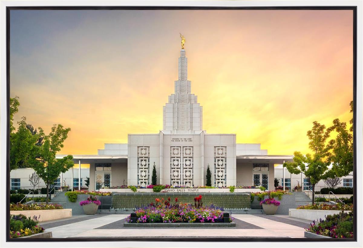 Idaho Falls Temple Summer Glow