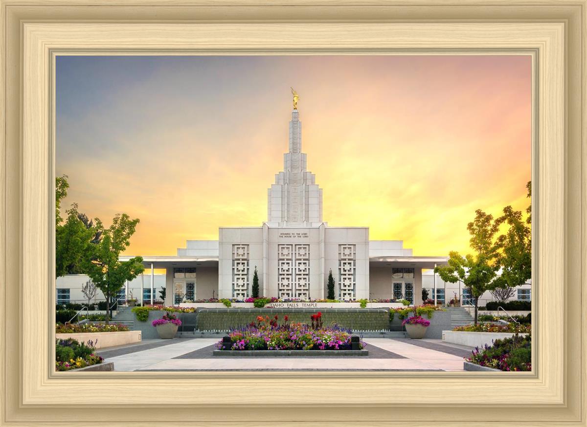 Idaho Falls Temple Summer Glow