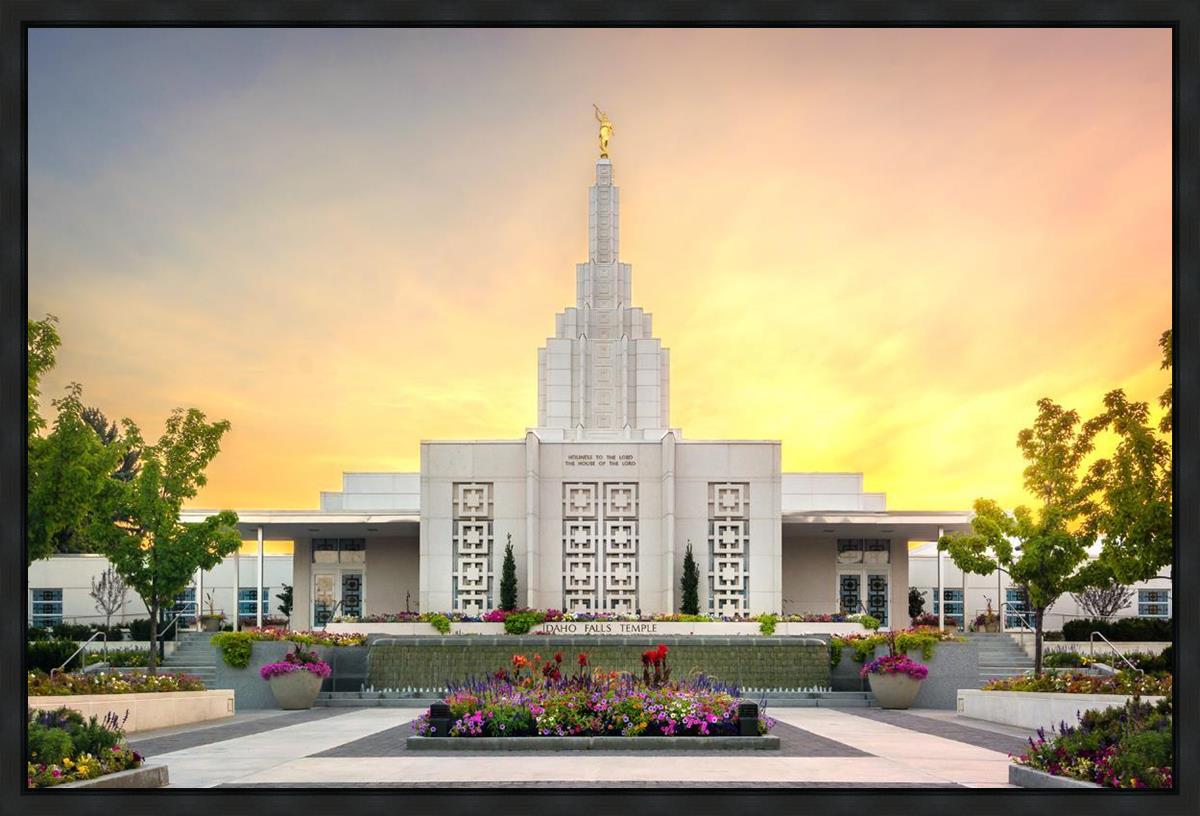 Idaho Falls Temple Summer Glow
