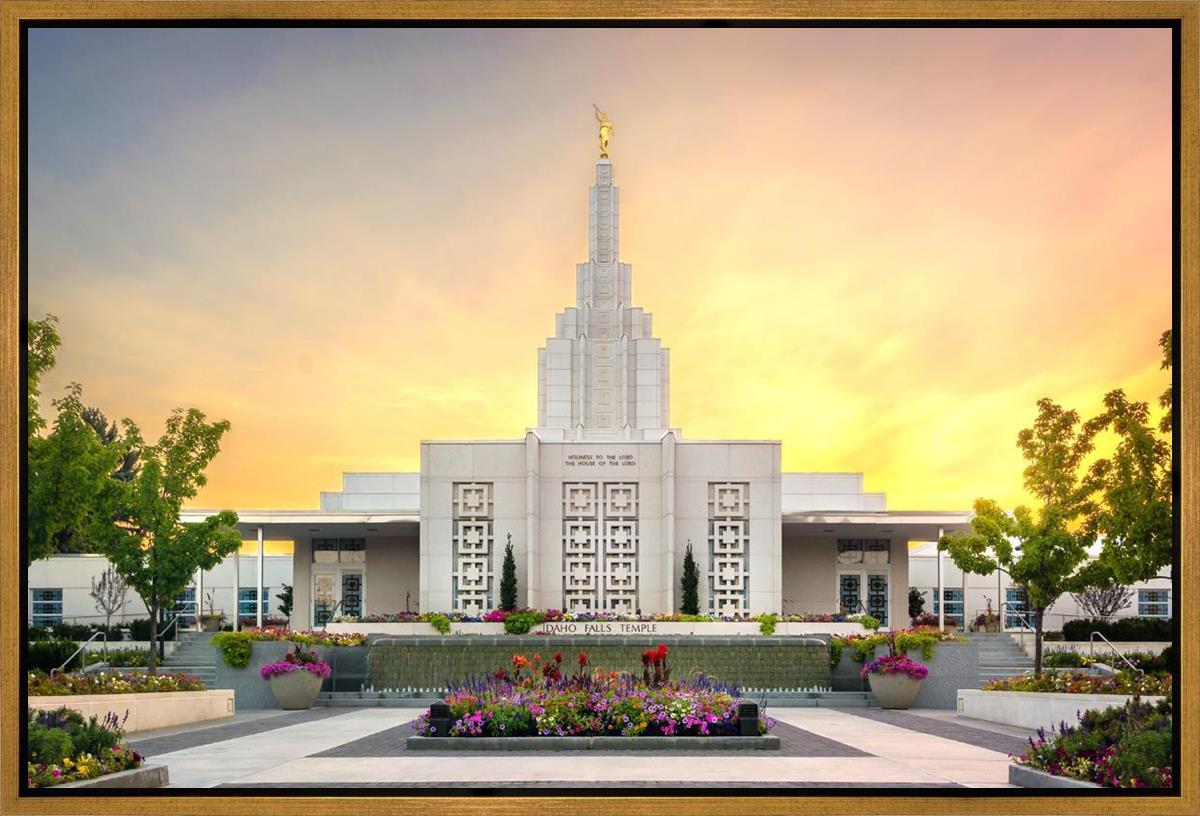 Idaho Falls Temple Summer Glow