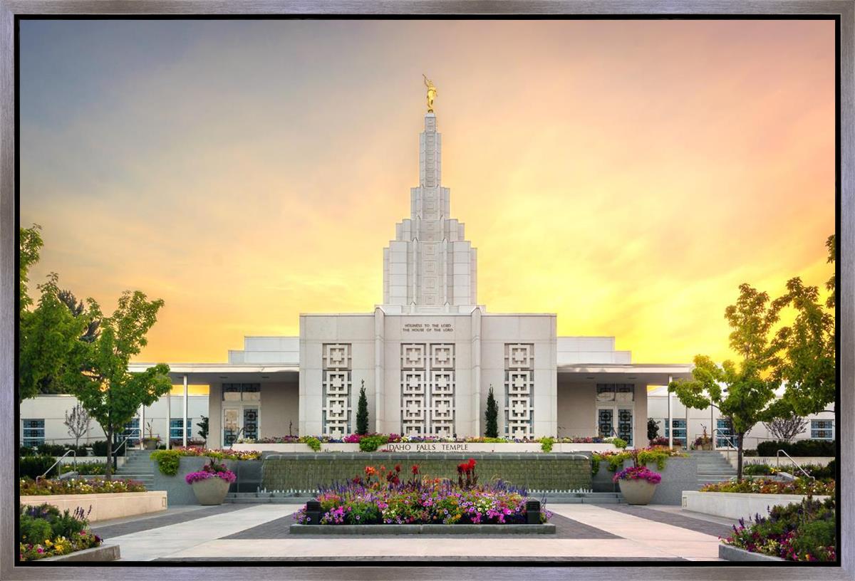 Idaho Falls Temple Summer Glow