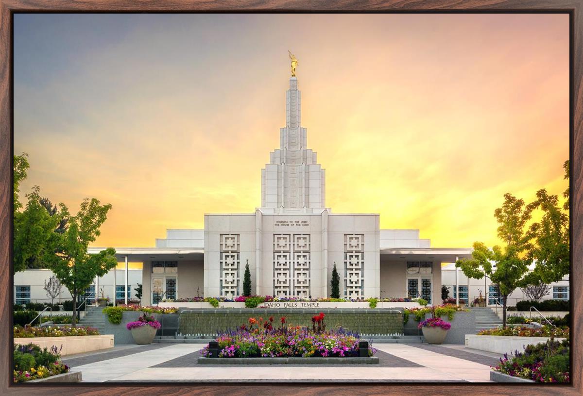 Idaho Falls Temple Summer Glow