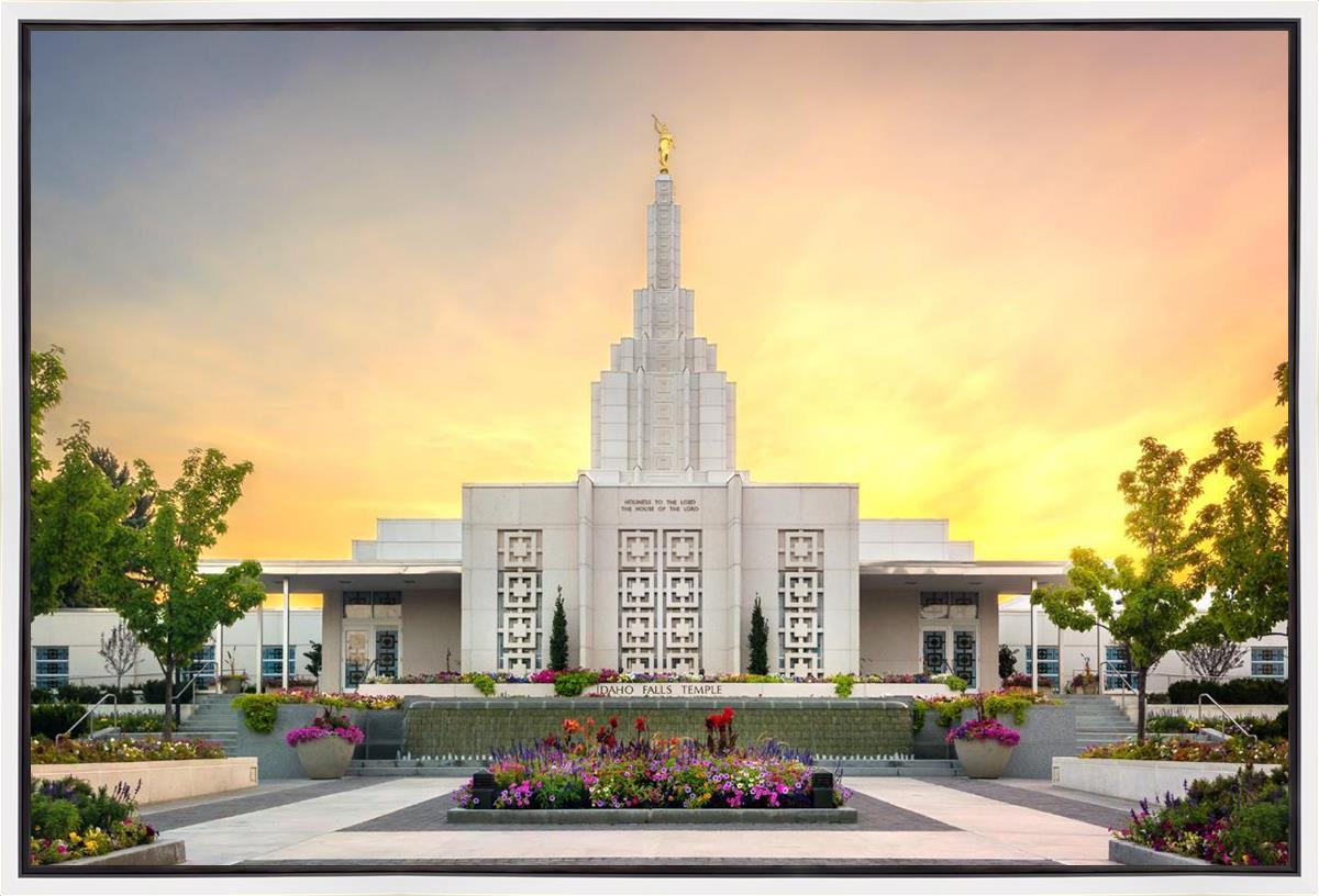 Idaho Falls Temple Summer Glow