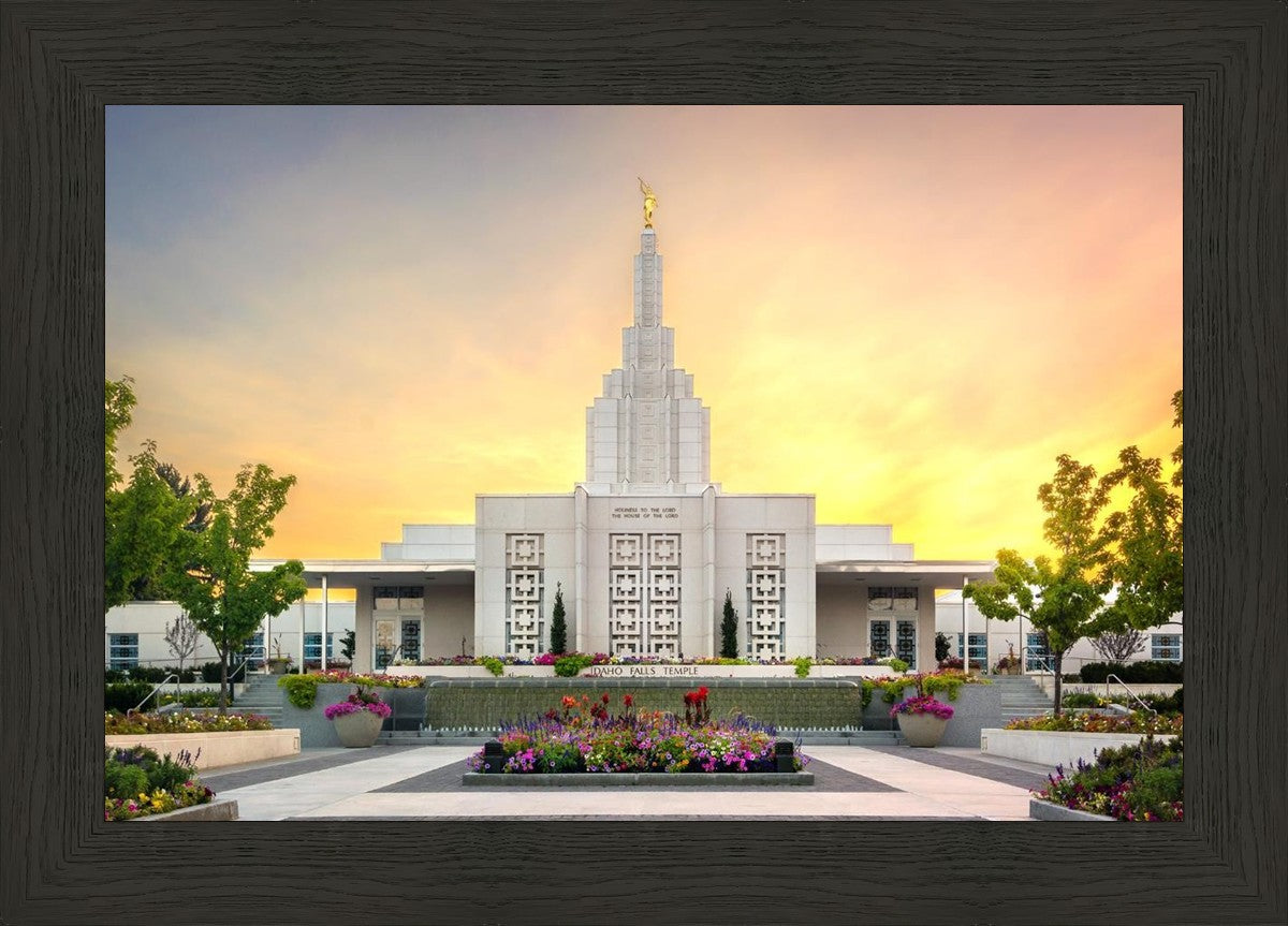 Idaho Falls Temple Summer Glow