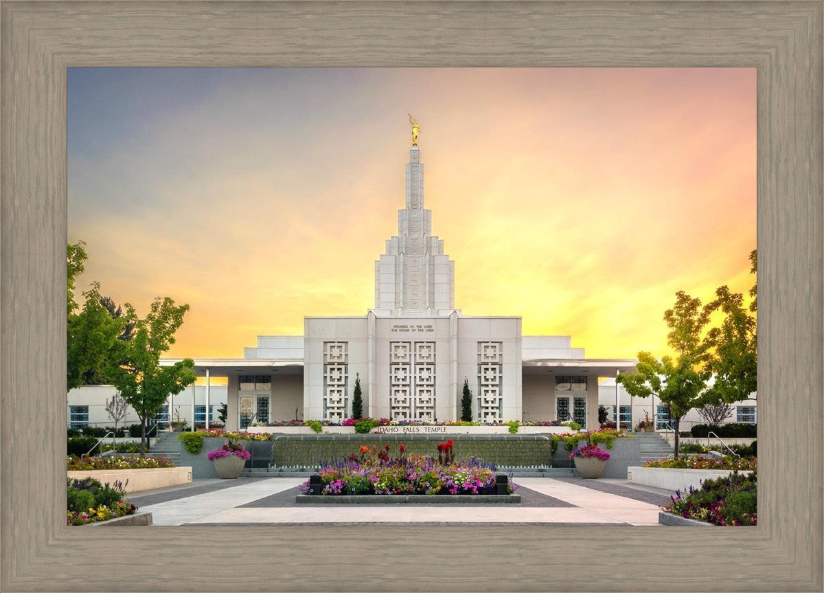 Idaho Falls Temple Summer Glow