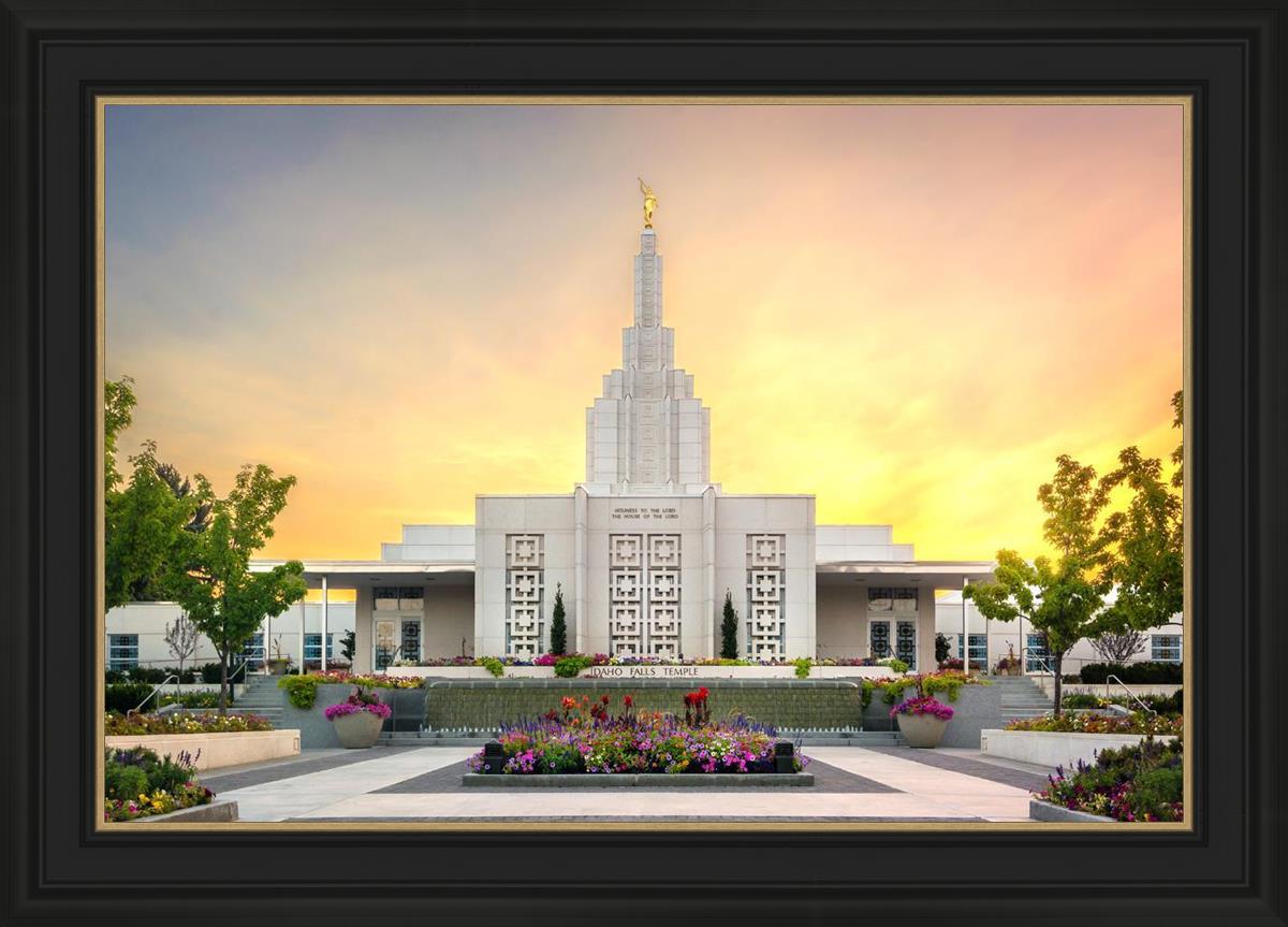 Idaho Falls Temple Summer Glow