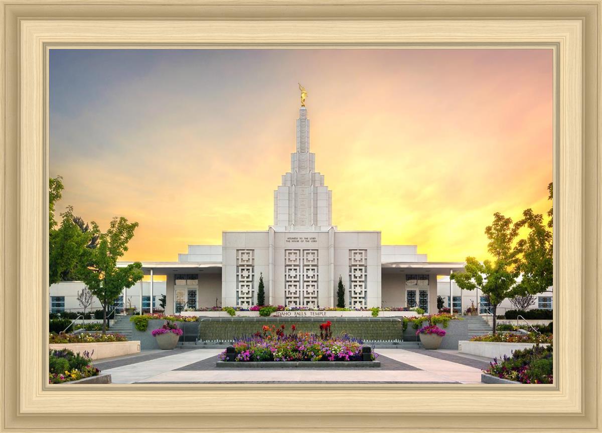 Idaho Falls Temple Summer Glow