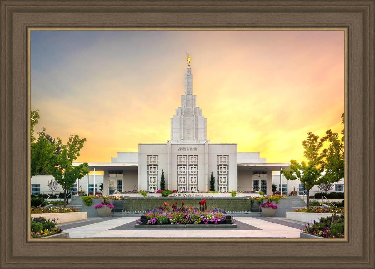 Idaho Falls Temple Summer Glow