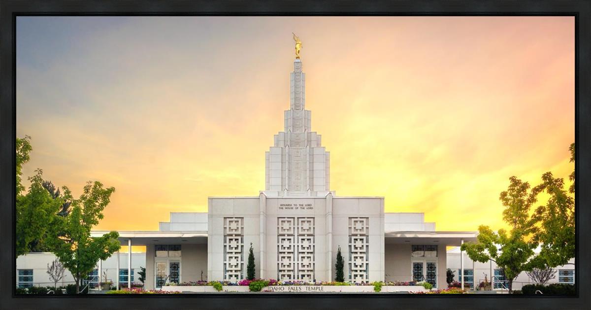 Idaho Falls Temple Summer Glow
