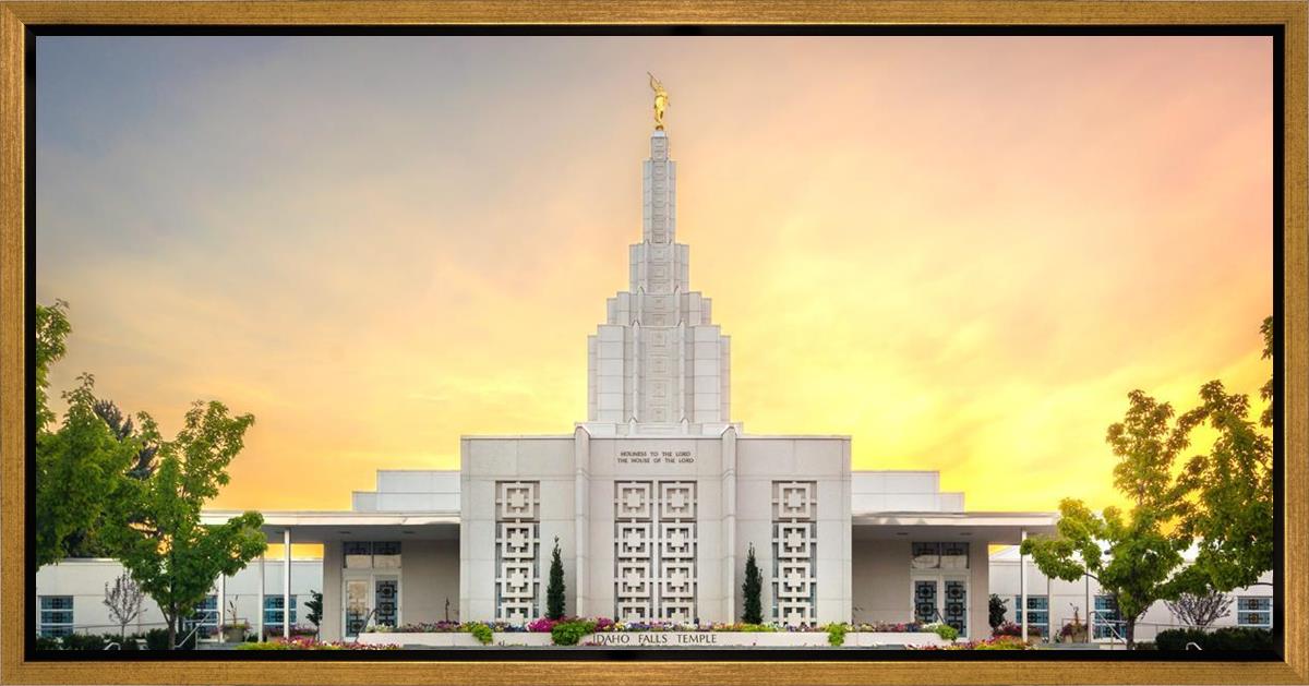 Idaho Falls Temple Summer Glow