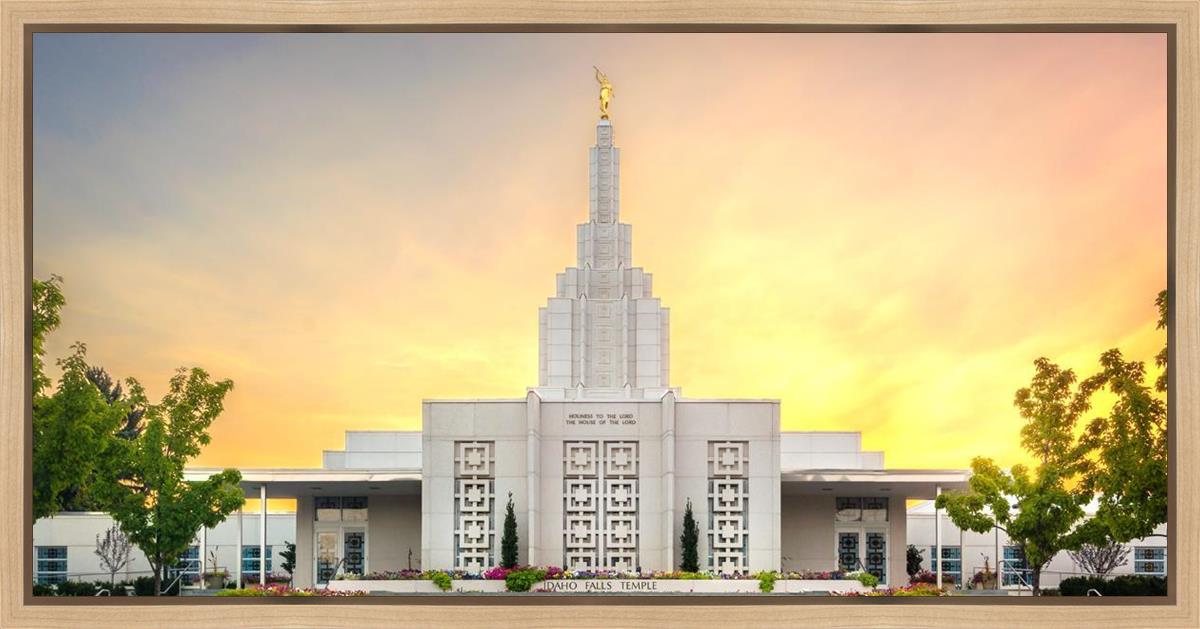 Idaho Falls Temple Summer Glow