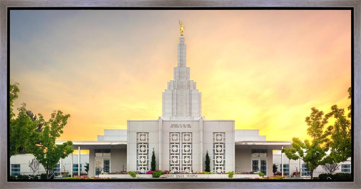 Idaho Falls Temple Summer Glow