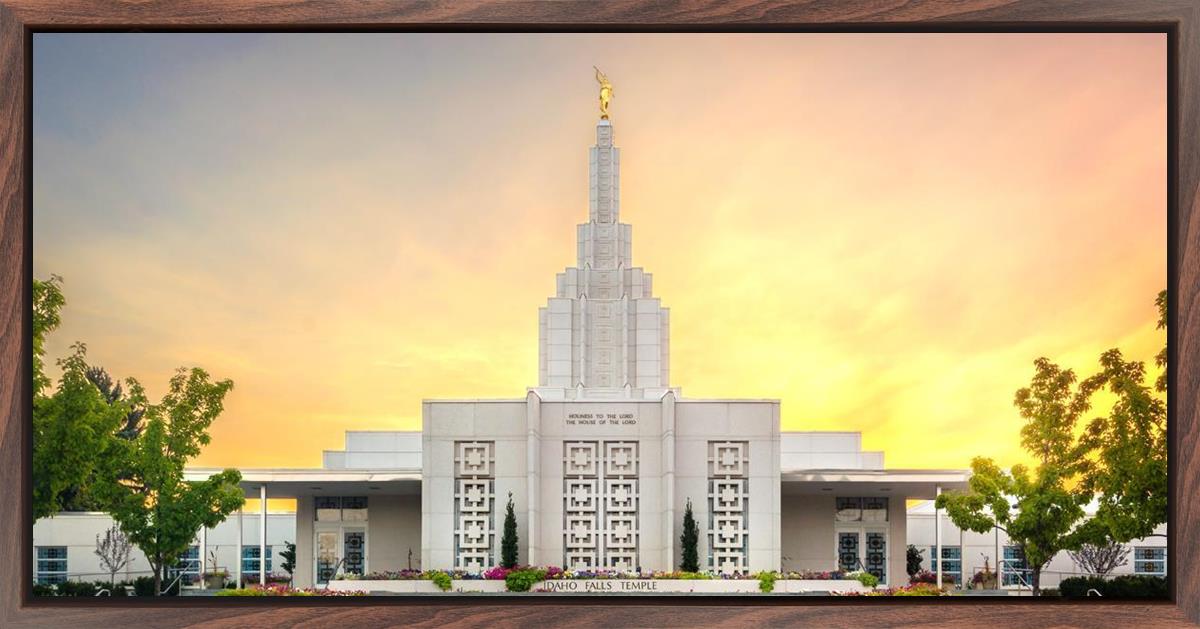 Idaho Falls Temple Summer Glow