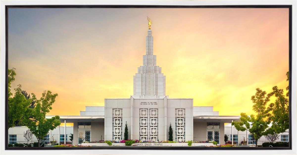 Idaho Falls Temple Summer Glow