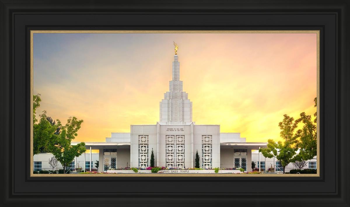 Idaho Falls Temple Summer Glow