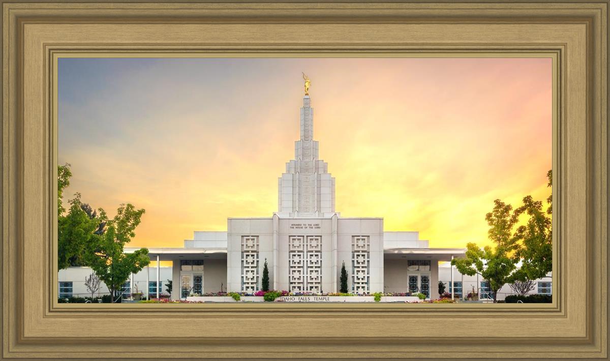 Idaho Falls Temple Summer Glow