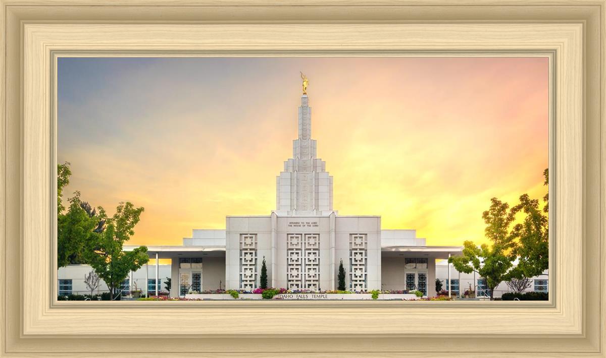 Idaho Falls Temple Summer Glow
