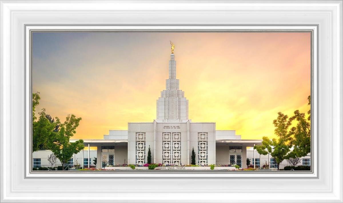 Idaho Falls Temple Summer Glow