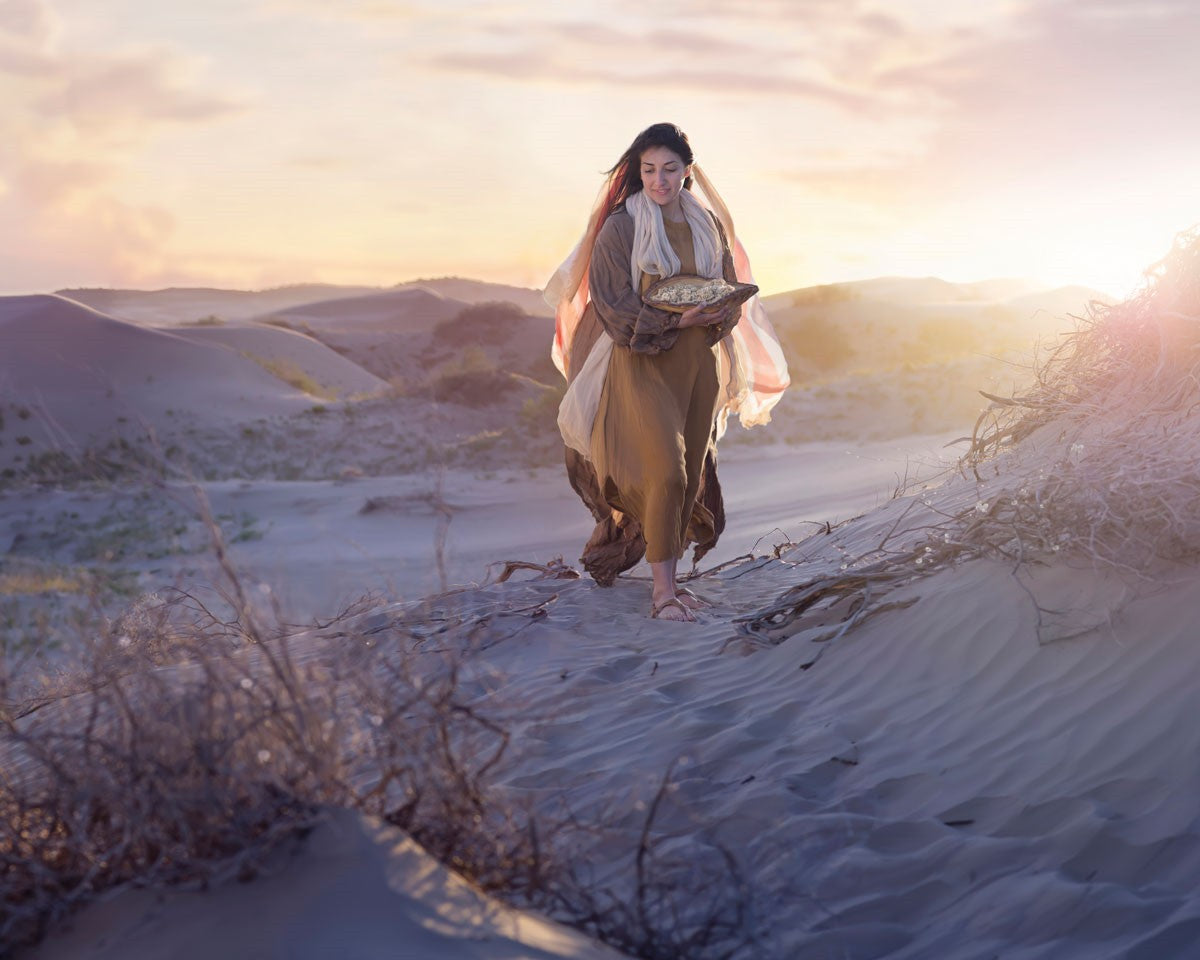 Gathering Manna Gallery Wrap
