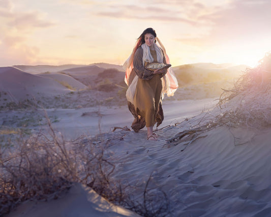 Gathering Manna Gallery Wrap