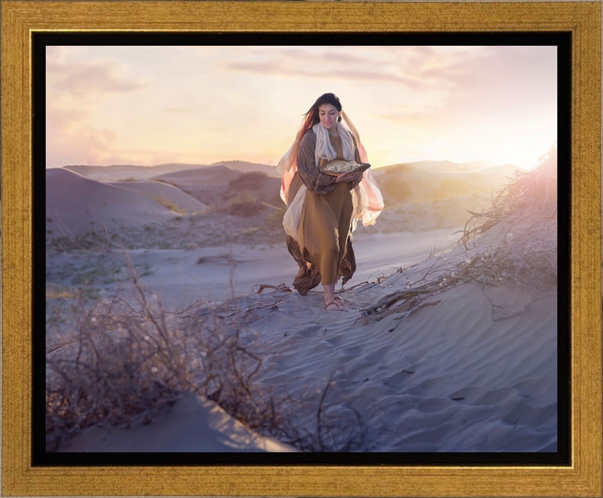 Gathering Manna Gallery Wrap