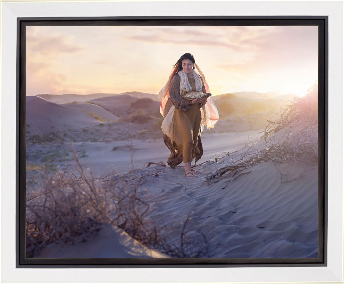 Gathering Manna Gallery Wrap