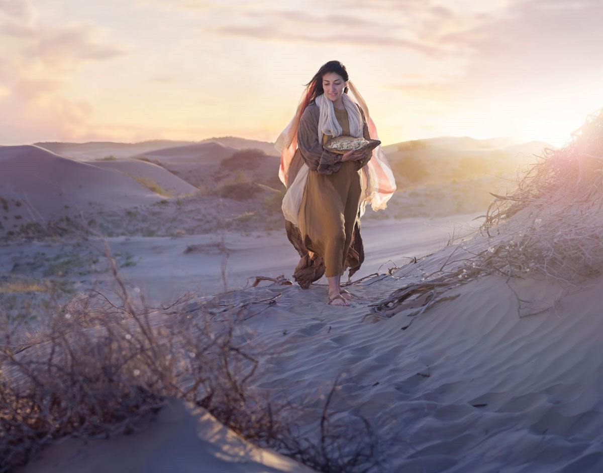 Gathering Manna Gallery Wrap