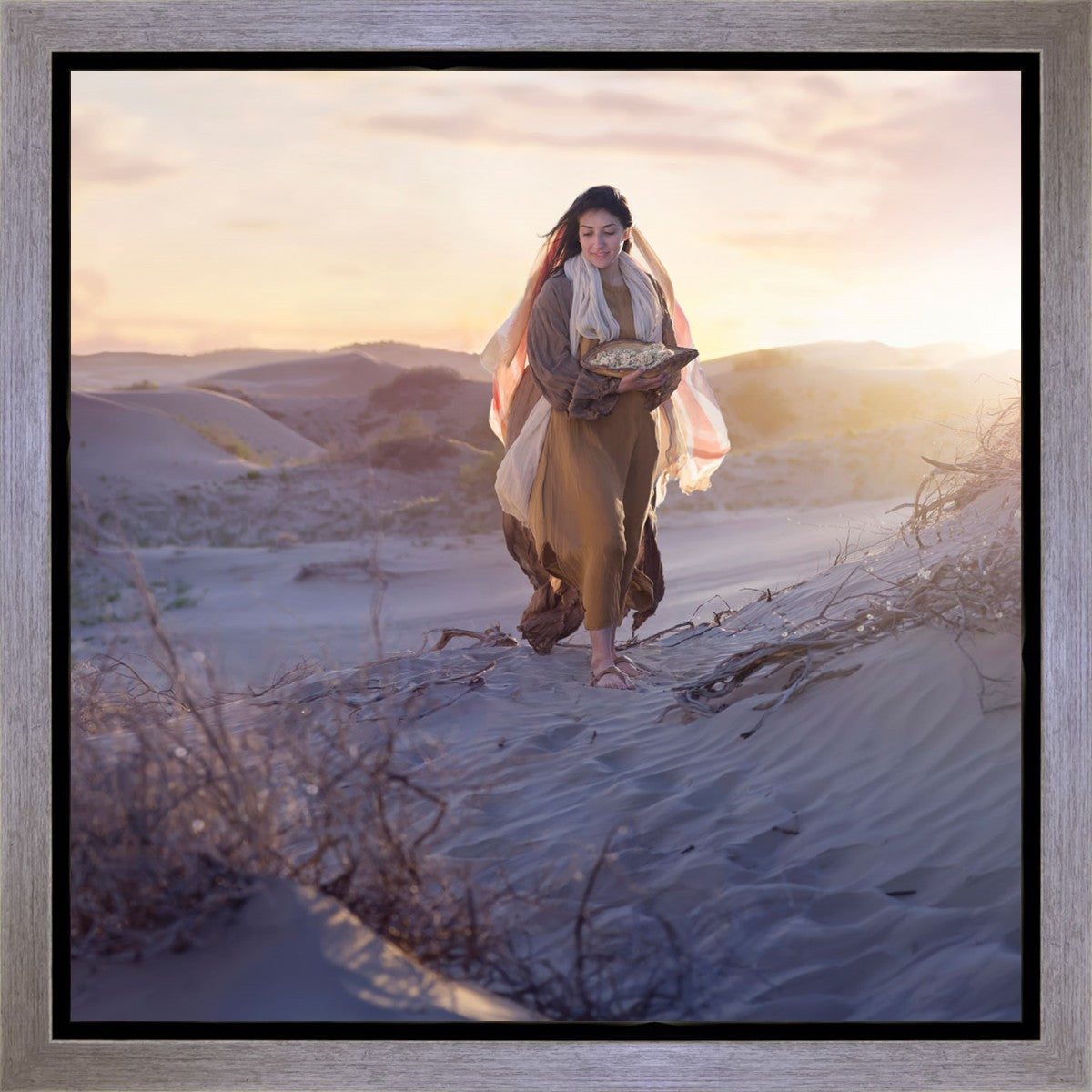 Gathering Manna Gallery Wrap