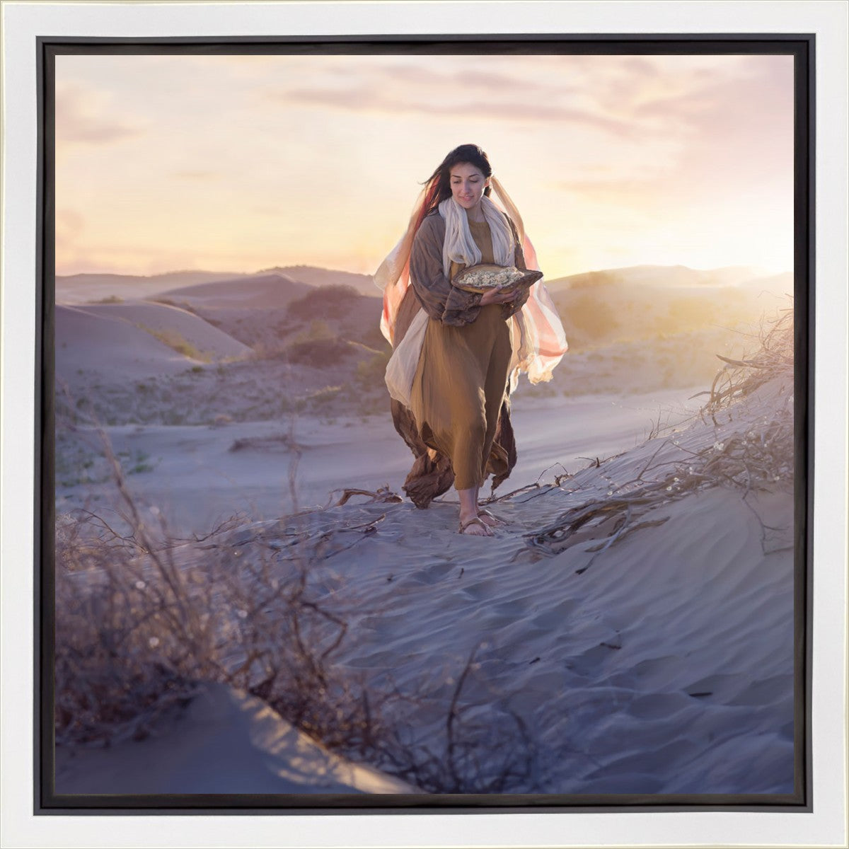 Gathering Manna Gallery Wrap