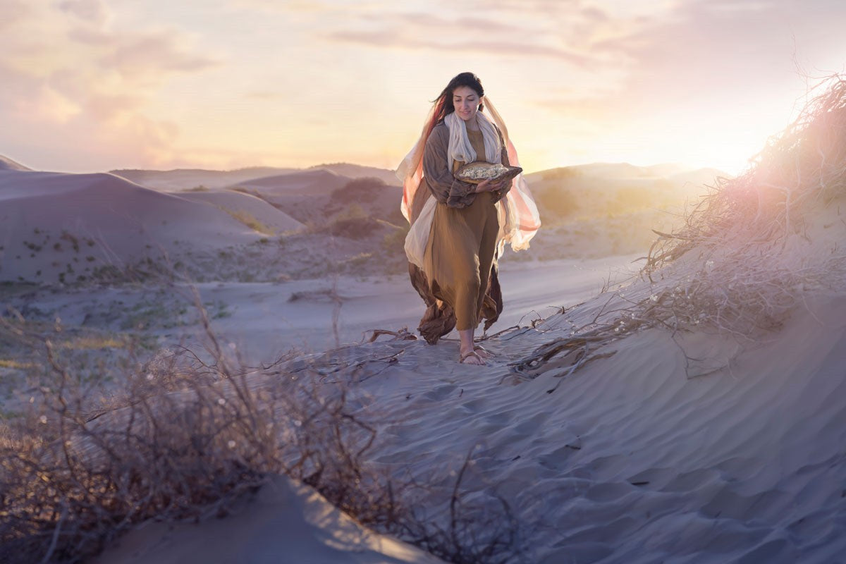 Gathering Manna Gallery Wrap