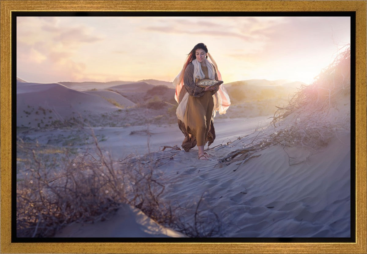 Gathering Manna Gallery Wrap