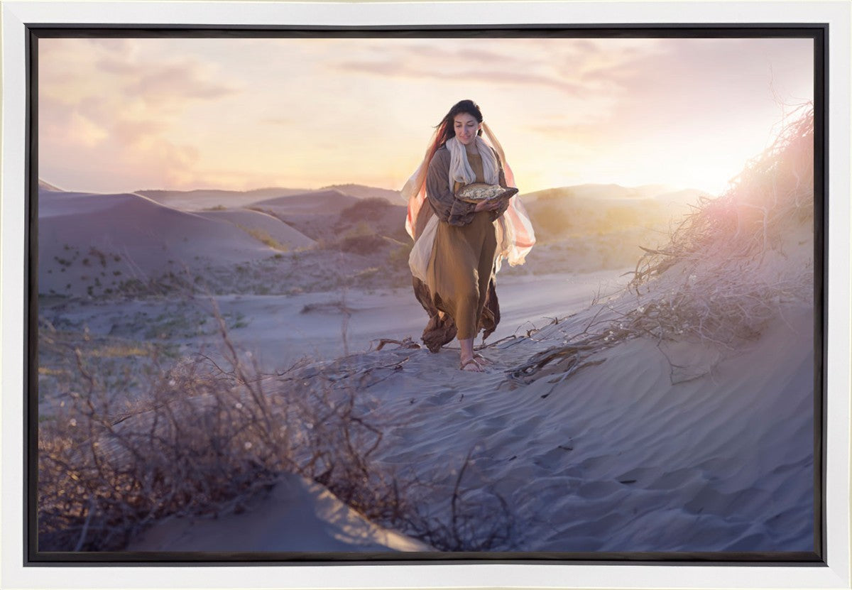 Gathering Manna Gallery Wrap