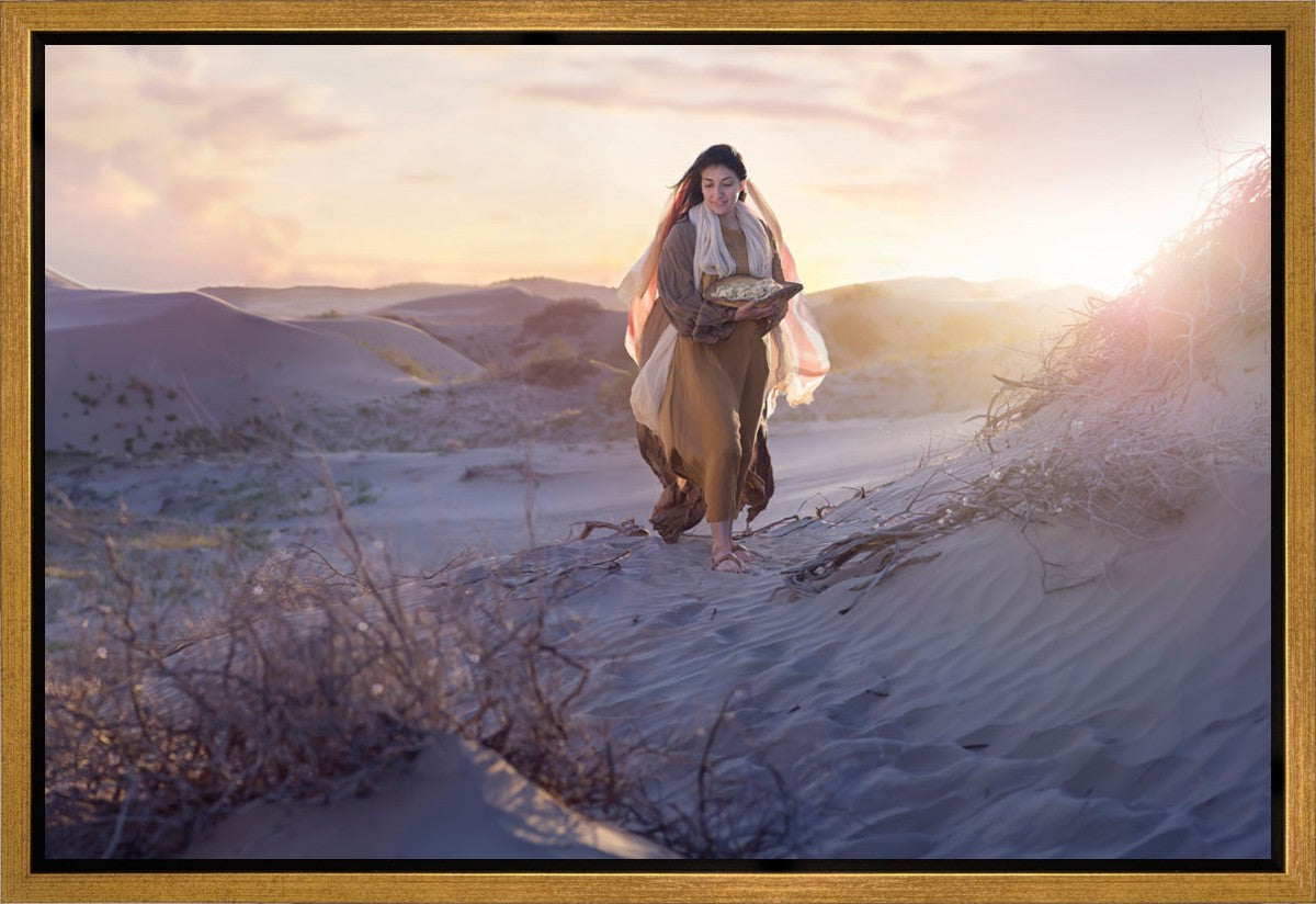 Gathering Manna Gallery Wrap