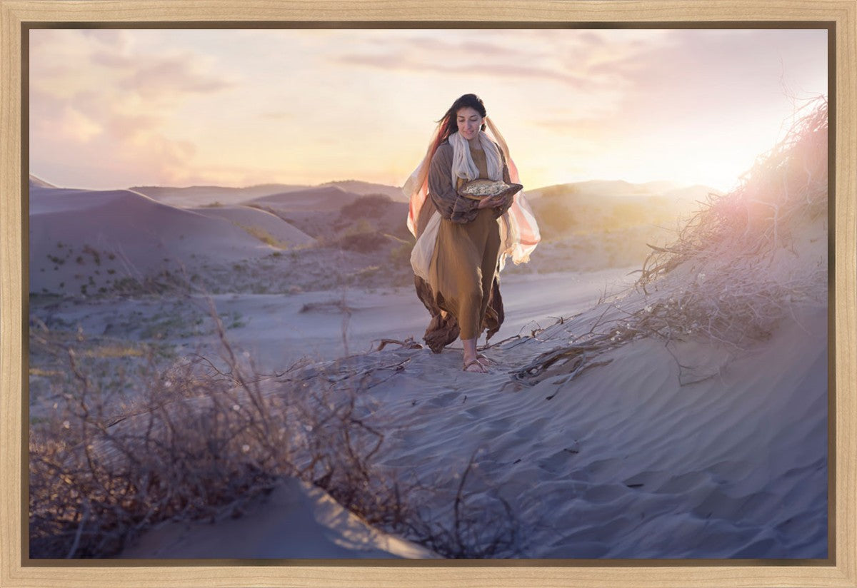 Gathering Manna Gallery Wrap
