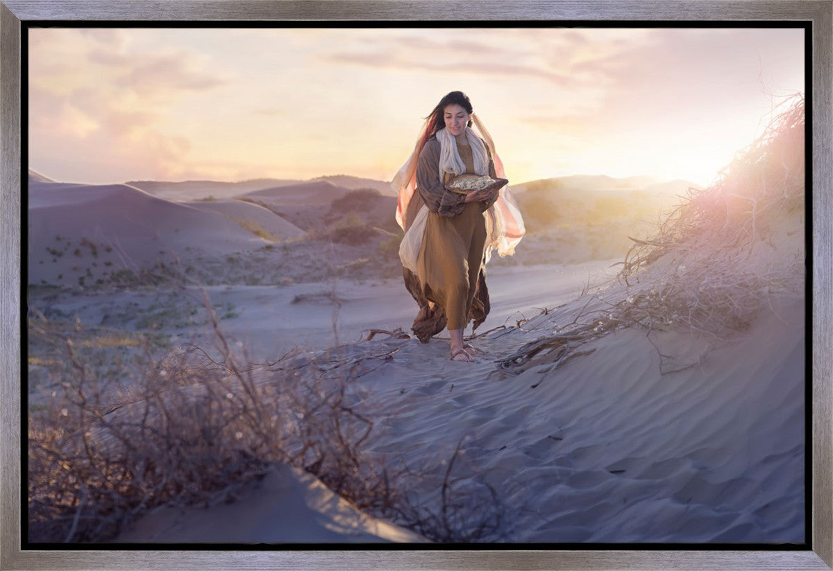 Gathering Manna Gallery Wrap