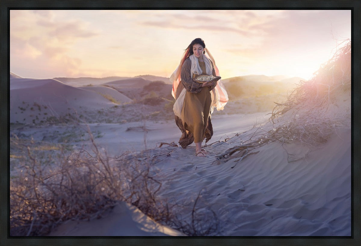 Gathering Manna Gallery Wrap