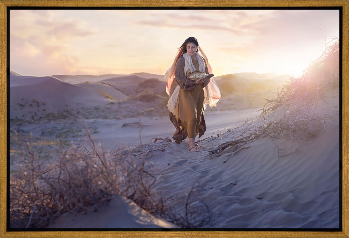 Gathering Manna Gallery Wrap