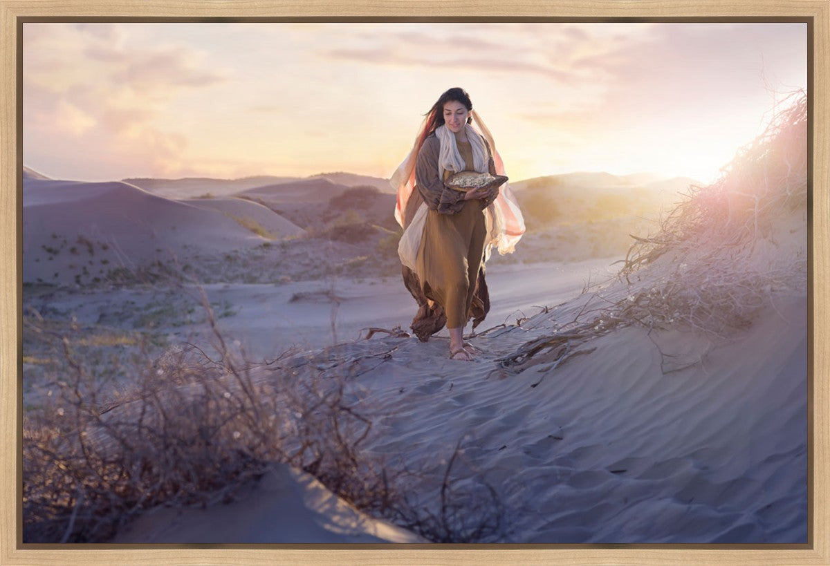 Gathering Manna Gallery Wrap