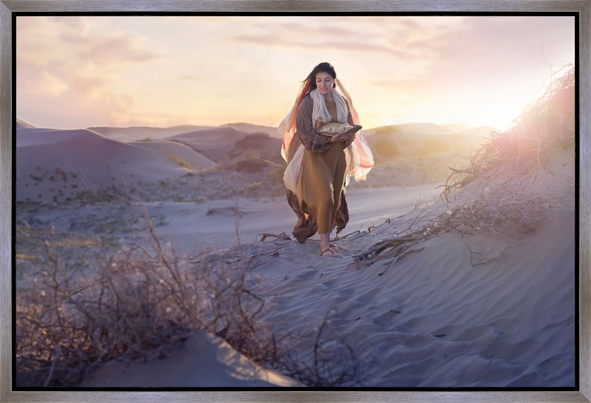 Gathering Manna Gallery Wrap
