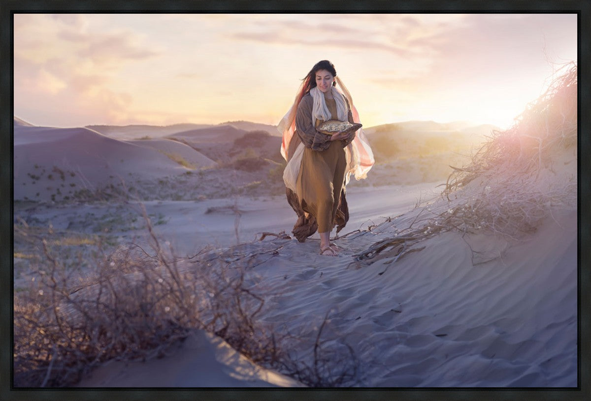 Gathering Manna Gallery Wrap
