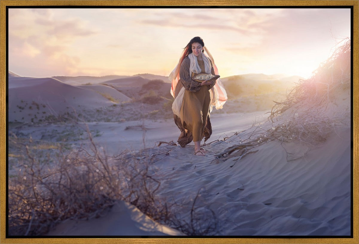Gathering Manna Gallery Wrap