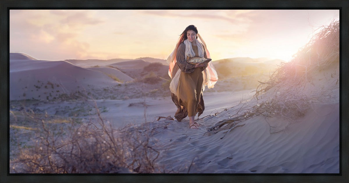 Gathering Manna Gallery Wrap