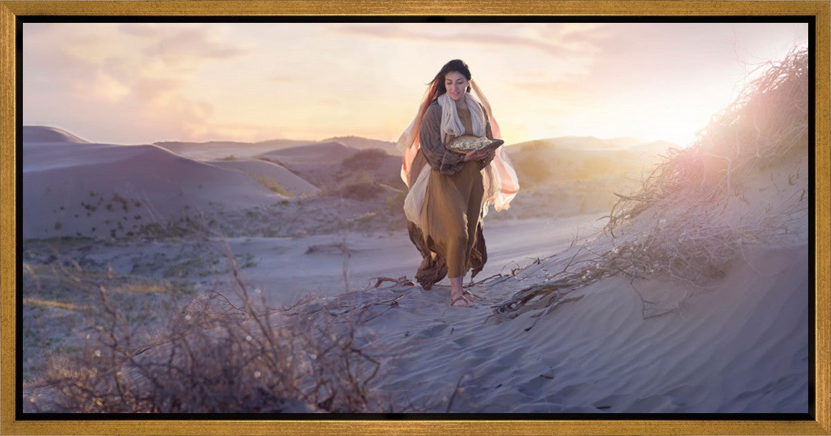 Gathering Manna Gallery Wrap