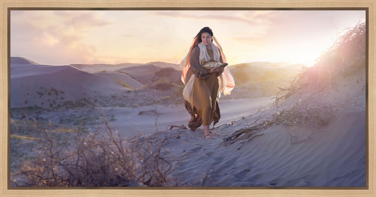 Gathering Manna Gallery Wrap