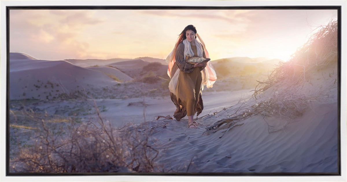 Gathering Manna Gallery Wrap