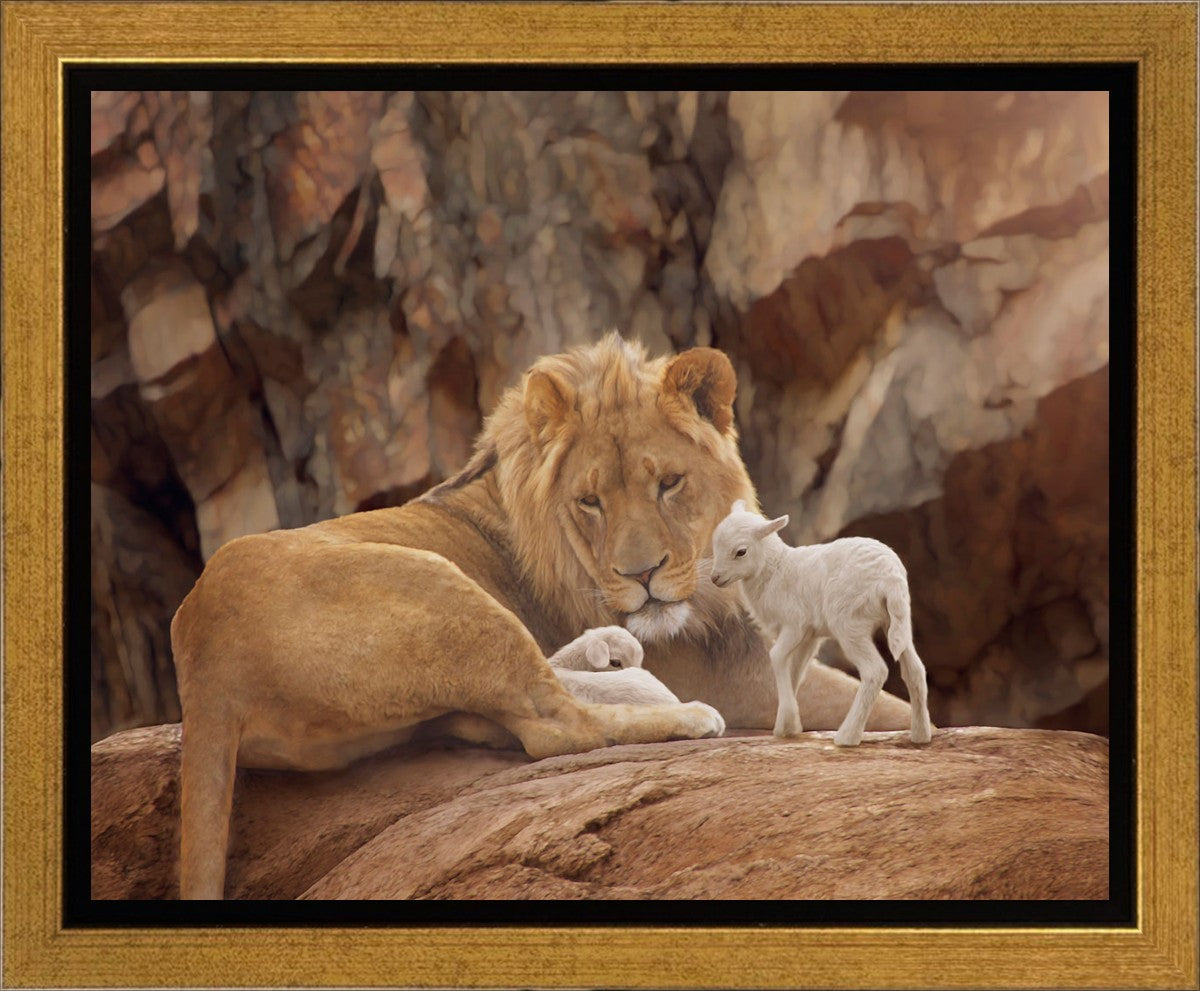The Lion and The Lamb Gallery Wrap