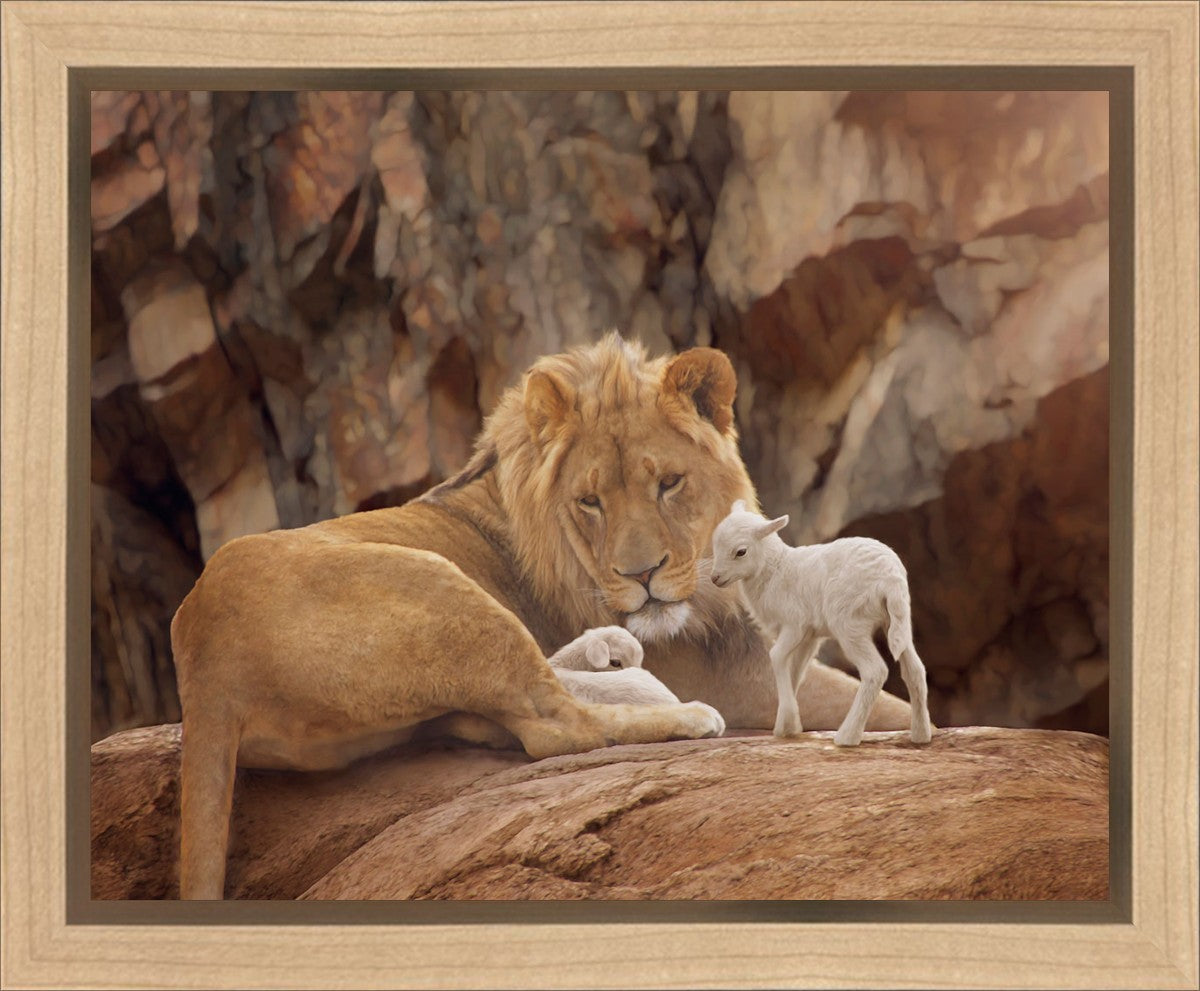 The Lion and The Lamb Gallery Wrap