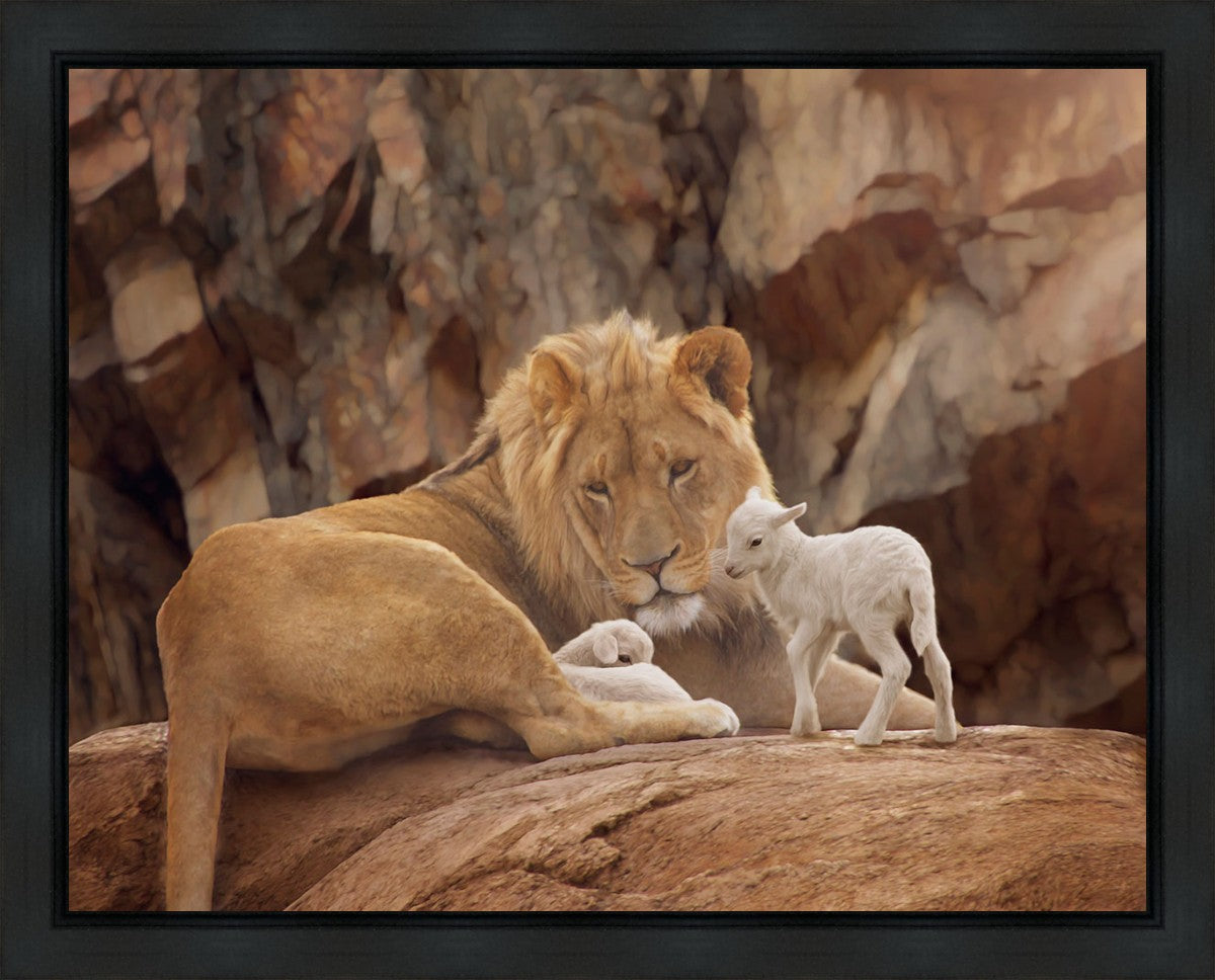 The Lion and The Lamb Gallery Wrap