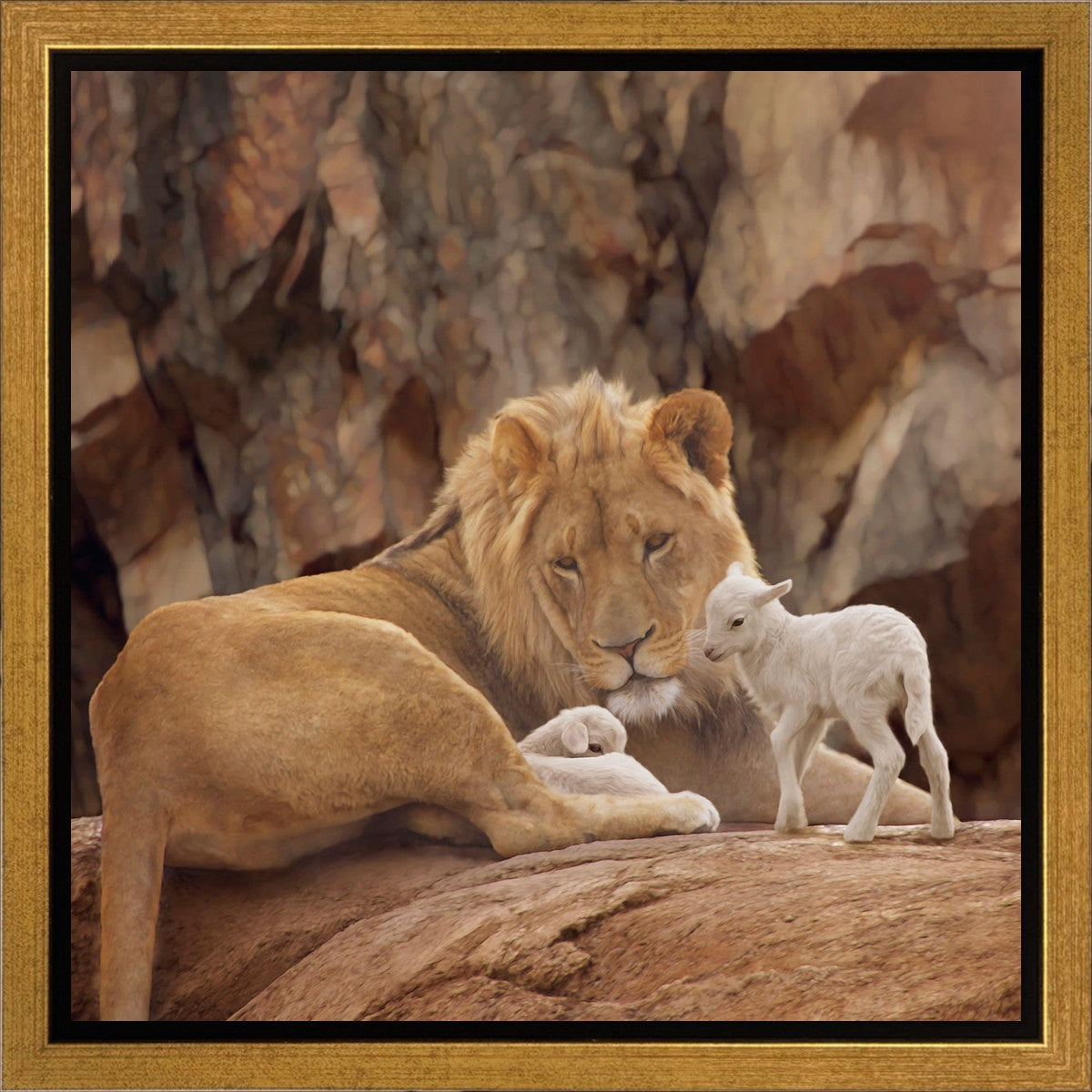 The Lion and The Lamb Gallery Wrap